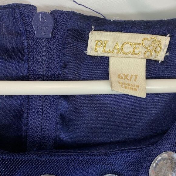 Place Jeweled Blue Dress - Picture 4 of 8